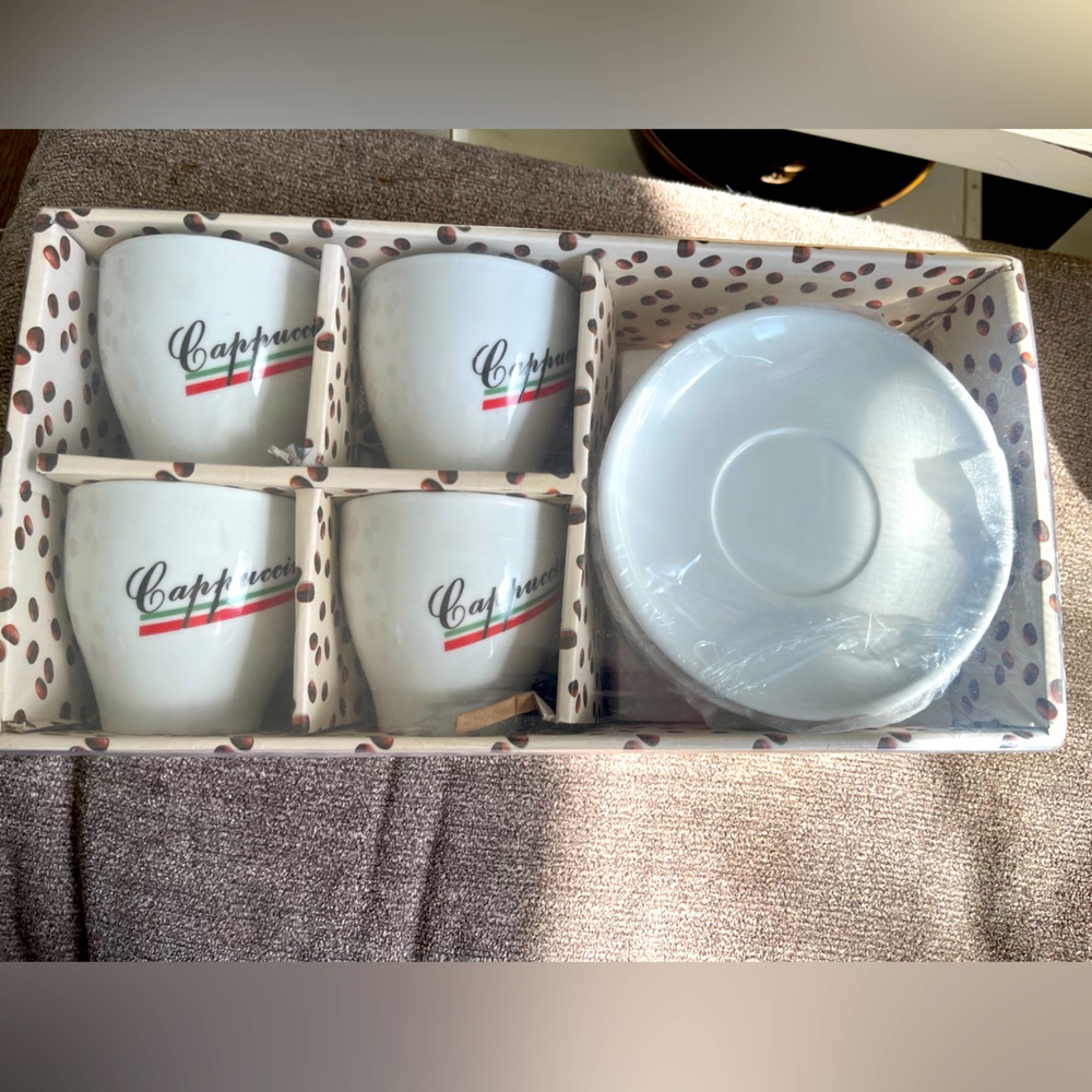 Brand new, eight piece cappuccino collection
